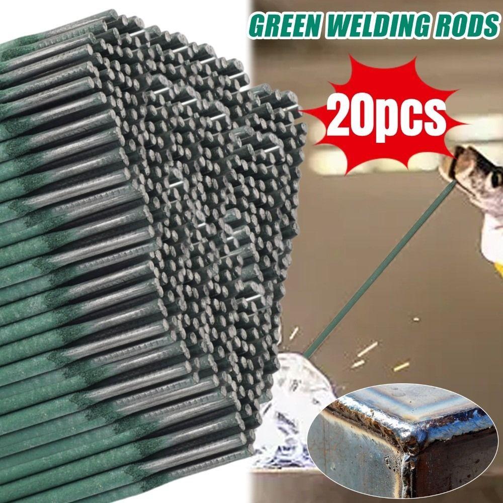 Color Steel Tiles Green Skin Welding Rod Low Melting Quick Welding Rod  for Galvanized Pipe Repair