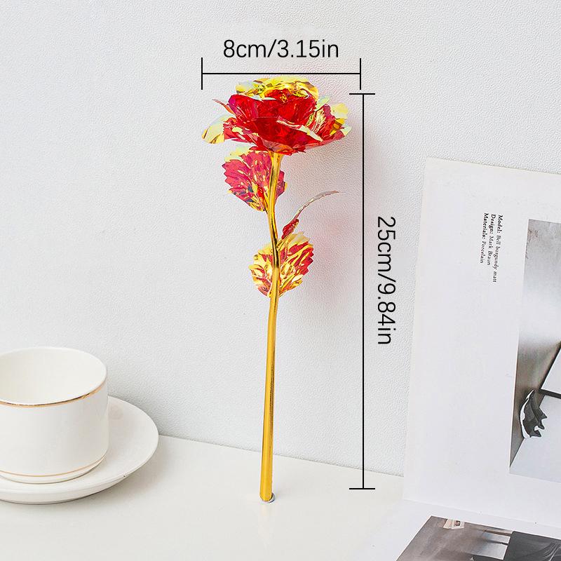 Stunning Eternal Rose Colorful Artificial Flowers Gift Home Wedding Party Decor