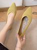 Flat Shoes for Women Fashion 2024 New Solid Colour Knitting Female Casual Ballet Flats Footware Breathable Mesh Comfort Loafers