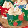 Christmas Cupcake Wrappers Merry Christmas Decorations For Home Xmas Ornaments Decor Navidad Kerst New Year Gift Decor 2025