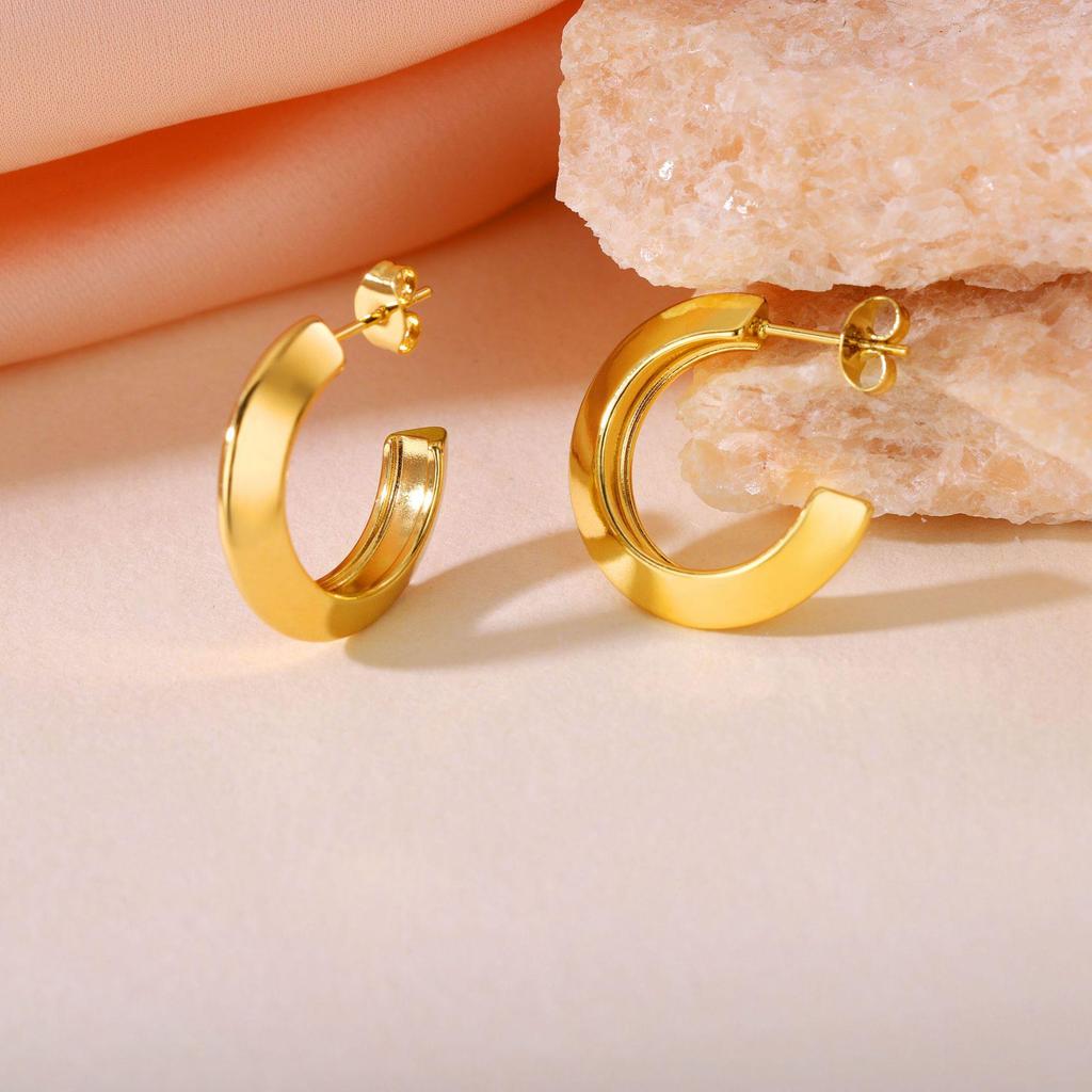 2025 Luxury Titanium Steel Earrings - No Fade, High-End Feel