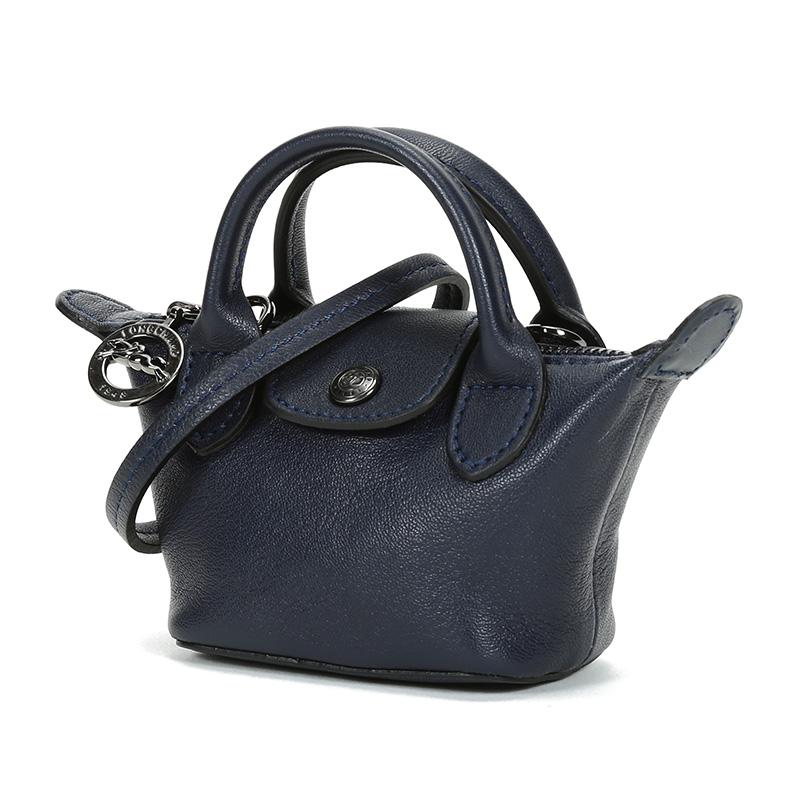 Longchamp Le Pliage Cuir Flap Crossbody Shoulder Bag Mini Women Bags Navy-Blue 10099757556