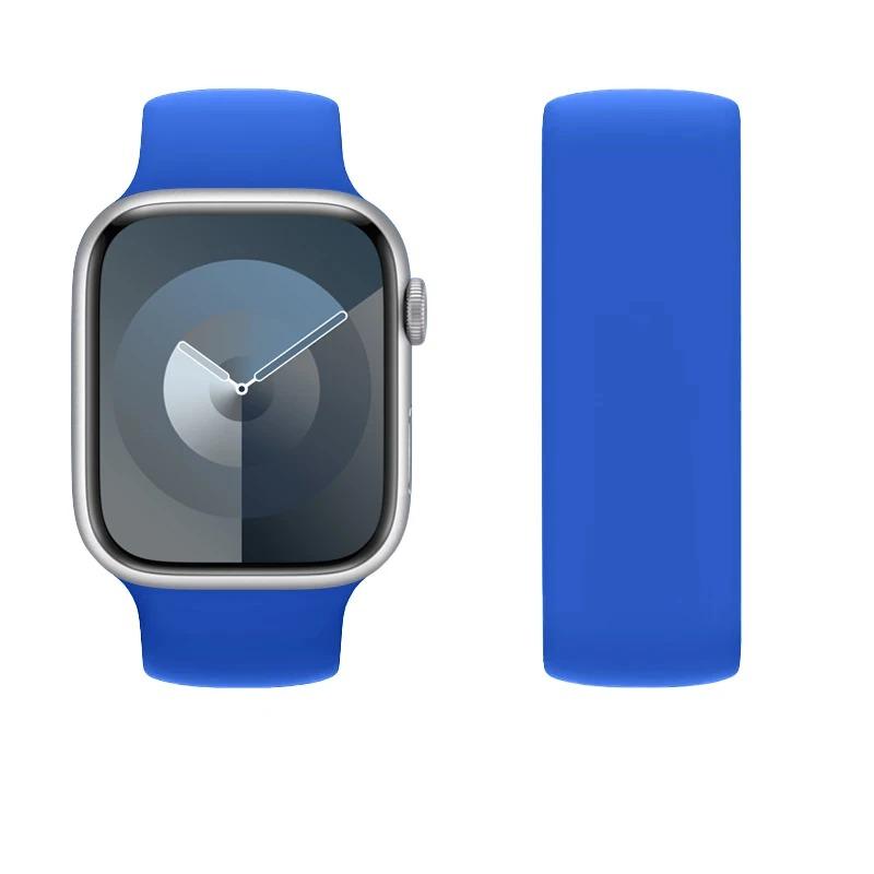 Straps for Apple Watch Band 40mm 44mm 45mm 41mm 46 mm 49mm 42mm Elastic Solo loop bracelet iWatch series 3 SE 6 7 8 9 10 ultra 2