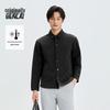 Benlai Men's Fleece-Lined Casual Long-Sleeve Shirt