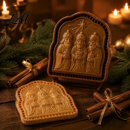Mini Macchine per Torte Stampo di Natale Fede Festiva Ispirato Pressa per Impasto e Stampini per Biscotti Pasticceria Taglierino Timbro Religioso per Cottura Stagionale Dolci Festivi