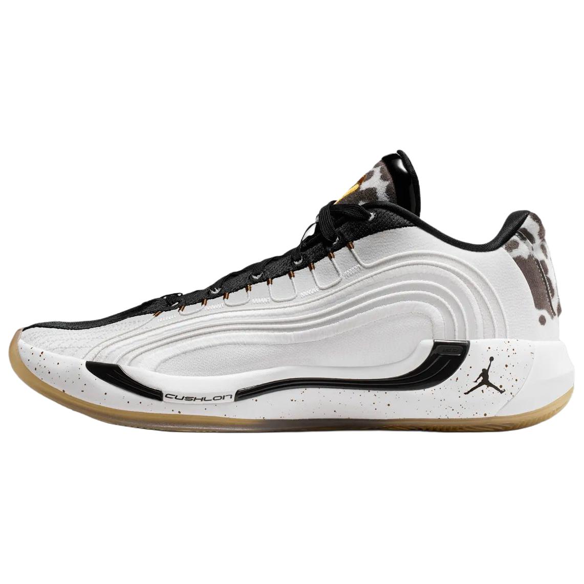 

Jordan Luka 4 EP Ушел на ранчо Удобная посадка Поддерживающая отдача Сцепление Низкий верх Баскетбольные кроссовки Мужские кроссовки Черный Белый IB7904-100 40