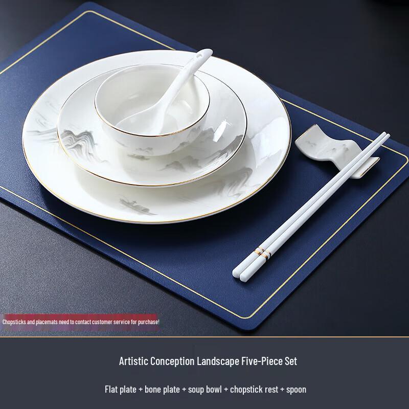 

Luxury White Ceramic Dinner Plate