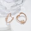 1Pair Stylish Ladies Elegant Floral Earrings Earrings, Suitable for Weddings, Parties and Anniversaries