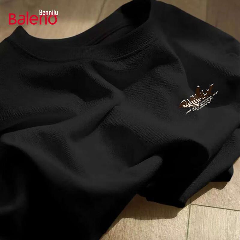 

Baleno Men s Pure Cotton Breathable Short Sleeve T-Shirt 5XL