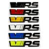 1Pc 3D VRS Sticker for Octavia Fabia Rapid Superb Kodiaq Chrome Metal Car Styling VRS Logo Front Grille Emblem Rear Trunk Decals