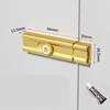 No Punching Sliding Door Bolt Aluminum Zinc Zinc Alloy Door Buckle Luminous  Door Buckle  Closet Window Door