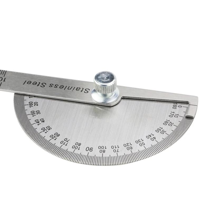 Tyture Goniometer Stainless Steel Protractor Metal Ruler Multi Angle Measuring Ruler Carpentry Tool Angle Meter Angle Finder