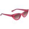 Guess Gradient Smoke Cat Eye Ladies Sunglasses Gu7811 74b 54