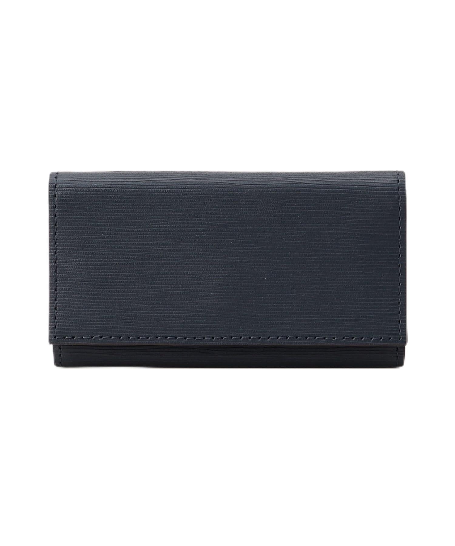 

Takeo Kikuchi Key Case, Key Holder, Charm [NEW Leather Ripple] Key Case G8709491 Men s Navy (094) 00 (FREE)