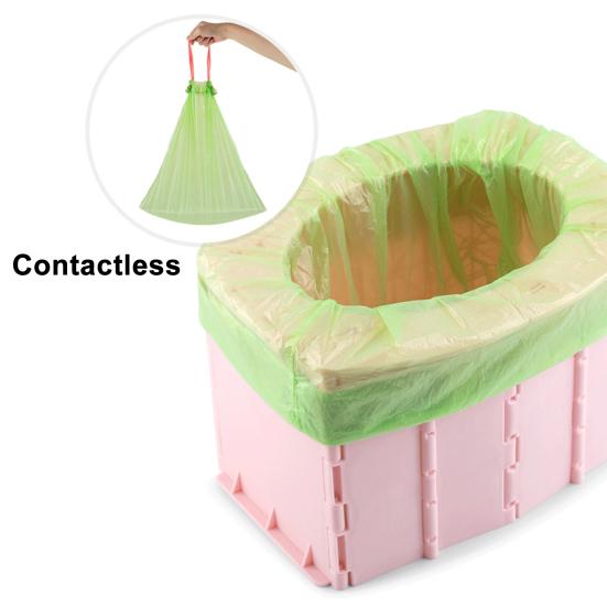 Baby Whisper WC Snadné ovládání Skládací cestovní nočník Výškově nastavitelný tréninkový záchod Přenosný nočník