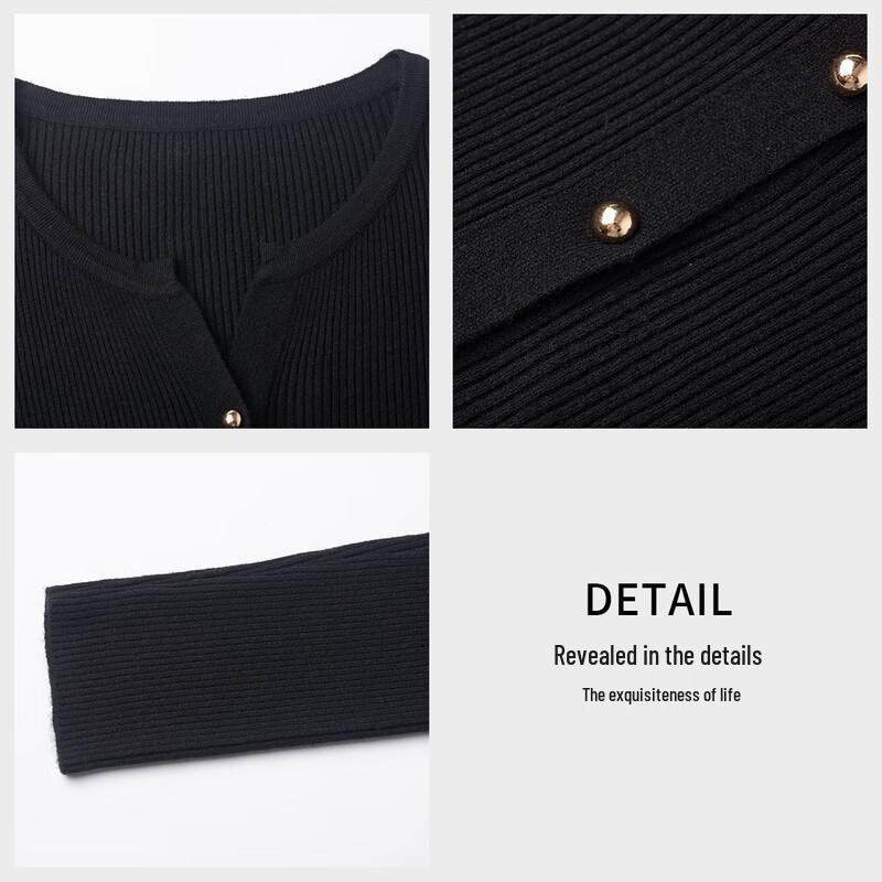 HSTYLE Women's V-Neck Knit Sweater