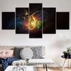 Canvas Painting 5 Piece Butterfly Broken Pupa Animal Landscape Canvas Wall Art Home Decor For Living Room Wall Picture No Frame