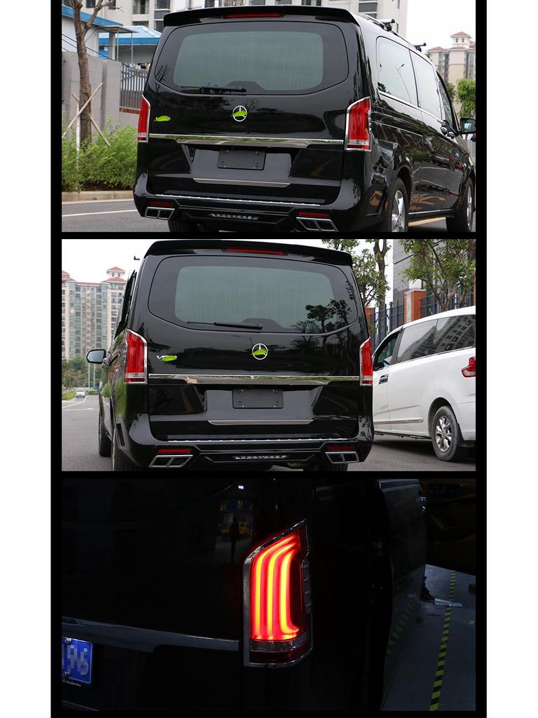 Suitable for VITO LED Taillight Assembly V260 Upgrade - V-Class Rear Headlight with LED Daytime Running Light