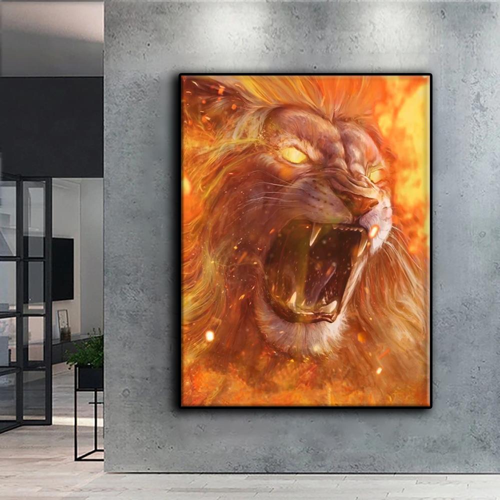 Full 5D Diy Diamond Painting Ferocious Beast Tiger 5D Diamond Painting