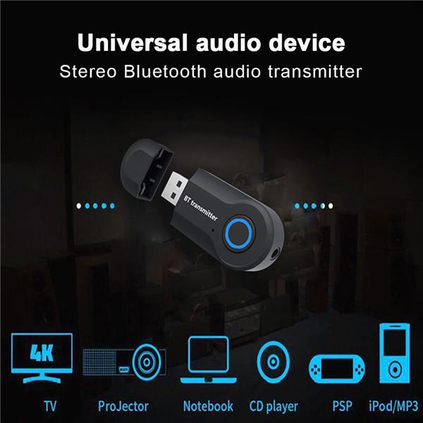 Buy Stereo Bluetooth Audio Transmitter 3.5mm Wireless Audio Adapter