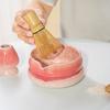 Matcha Bowl Ceramic Matcha Green Tea Chasen Holder Stand Bowl Bamboo Whisk Grinder Brushes Tea Tools Holder Gradient Color