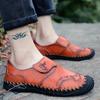 Herren Casual Lederschuhe Low Top Outdoor Slipper Weiche Sneaker Rutschfeste Flats Mokassin Handgefertigt Große Größe 39-46