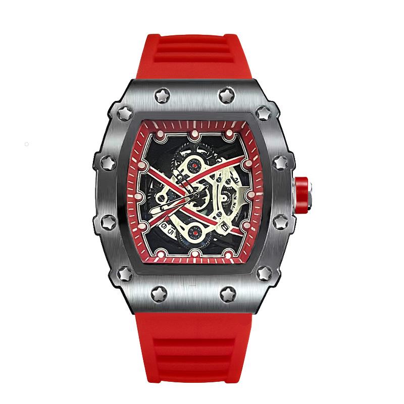 Casual Fashion Domineering Automatic Quartz Hollow Luminous Waterproof Darth Vader 1707 Men'S Watch