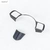ABS Carbon Fiber Steering Wheel Panel Frame Decoration Cover Trim For Hyundai Tucson NX4 2025 & KONA 2025 Accessories Interior