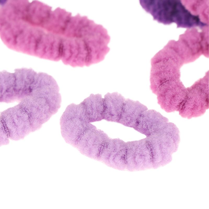 100/500Pcs Hair Accessories Girls Colorful Elastic Hair Bands Ponytail Hold Hair Tie Rubber Bands Scrunchie