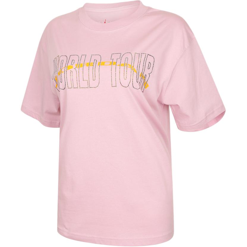 Jordan As W J Brk Ss Gf Gfx Sports Casual Crew Neck Short Sleeve Drop Shoulder T-Shirt Women T-Shirt IF0840-676 S