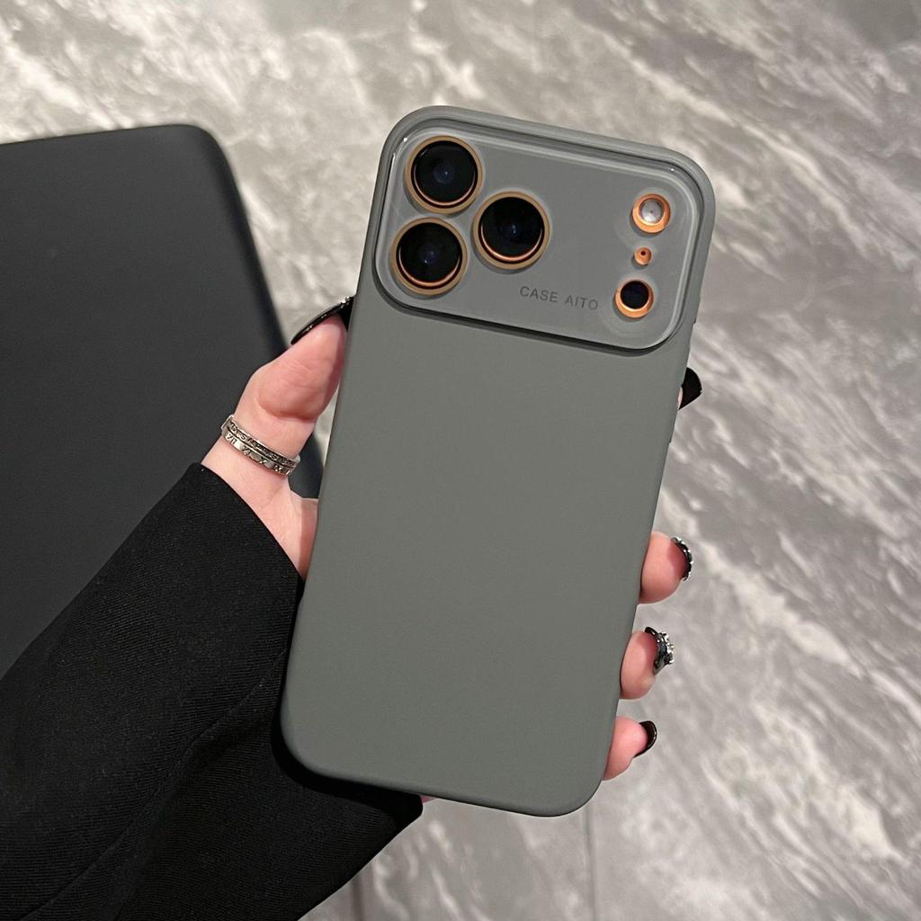 Silicone Soft Case for iPhone 17 Pro Max: Drop-proof, Skin-like Texture, Large Window