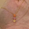 New Double-Heart Necklace For Women, Light Luxury High-End Fashion Accessory
