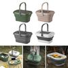 Outdoor Camping Supplies Picnic Basket Foldable Portable Shopping Basket