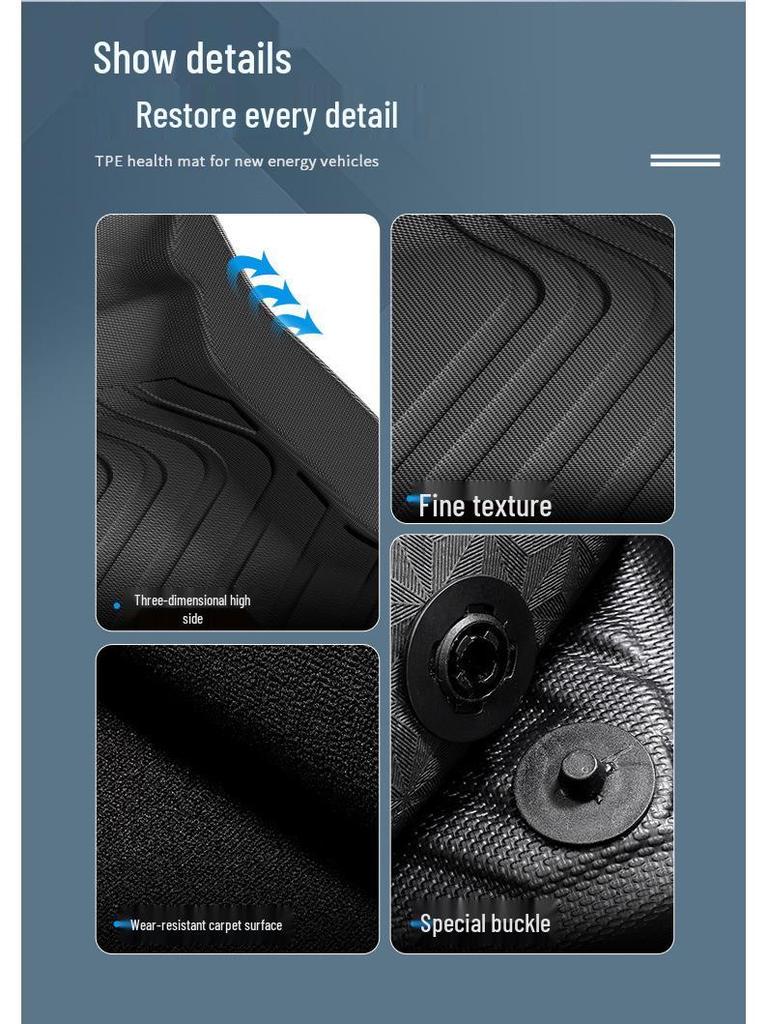 TPE Floor Mats & Trunk Liner for 2016-2024 Honda Civic (10th/11th Gen)