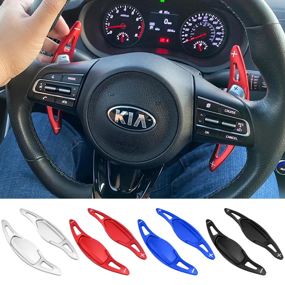 Shifter Paddle For Kia Stinger CK 2018 2019 2020 2021 2022 GTS GT GT2 Atlantica Car Steering Wheel Paddles Extension Quick Shift ZC1