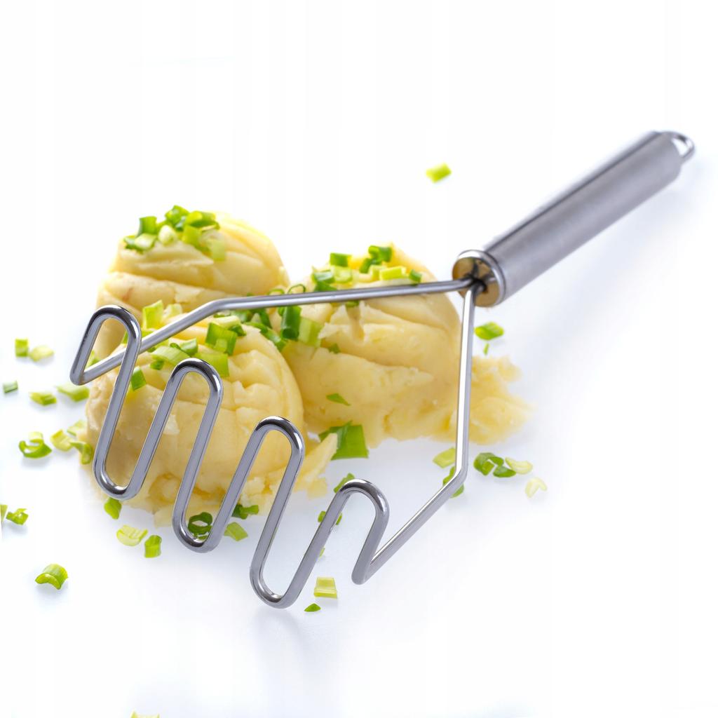 KADAX Potato Masher Beater Steel Masher Puree Spiral 25cm