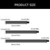 3/8 Extension Rod for Tripods Monopods Fill Light 12mm Aluminum Extender Stick for Camera Fill Light Mount Stability