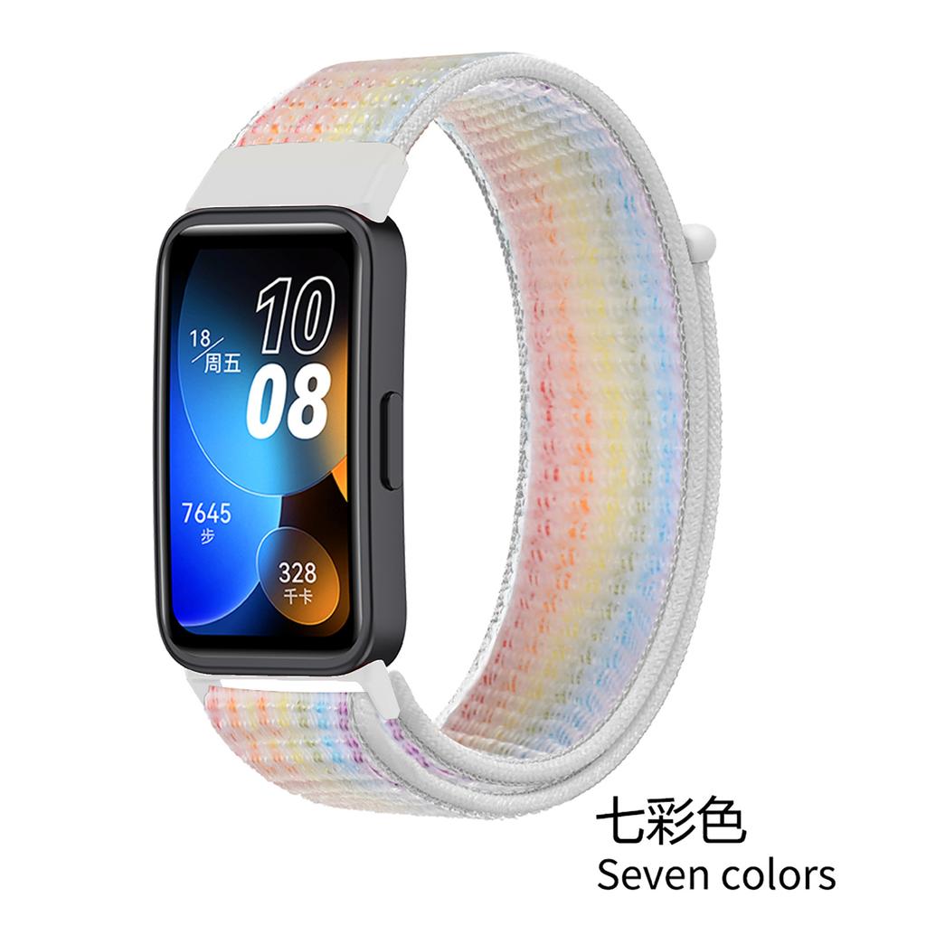 Nylon solo loop strap for Huawei Band 10 9 8 7 bracelet wristband replacement belt accessories Huawei band 10 breathable Correa