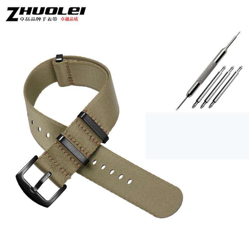 

high quality nylon watchband for Omega Seamaster Speedmaster Rox Mido Seiko wristband 20mm 22mm 22mm