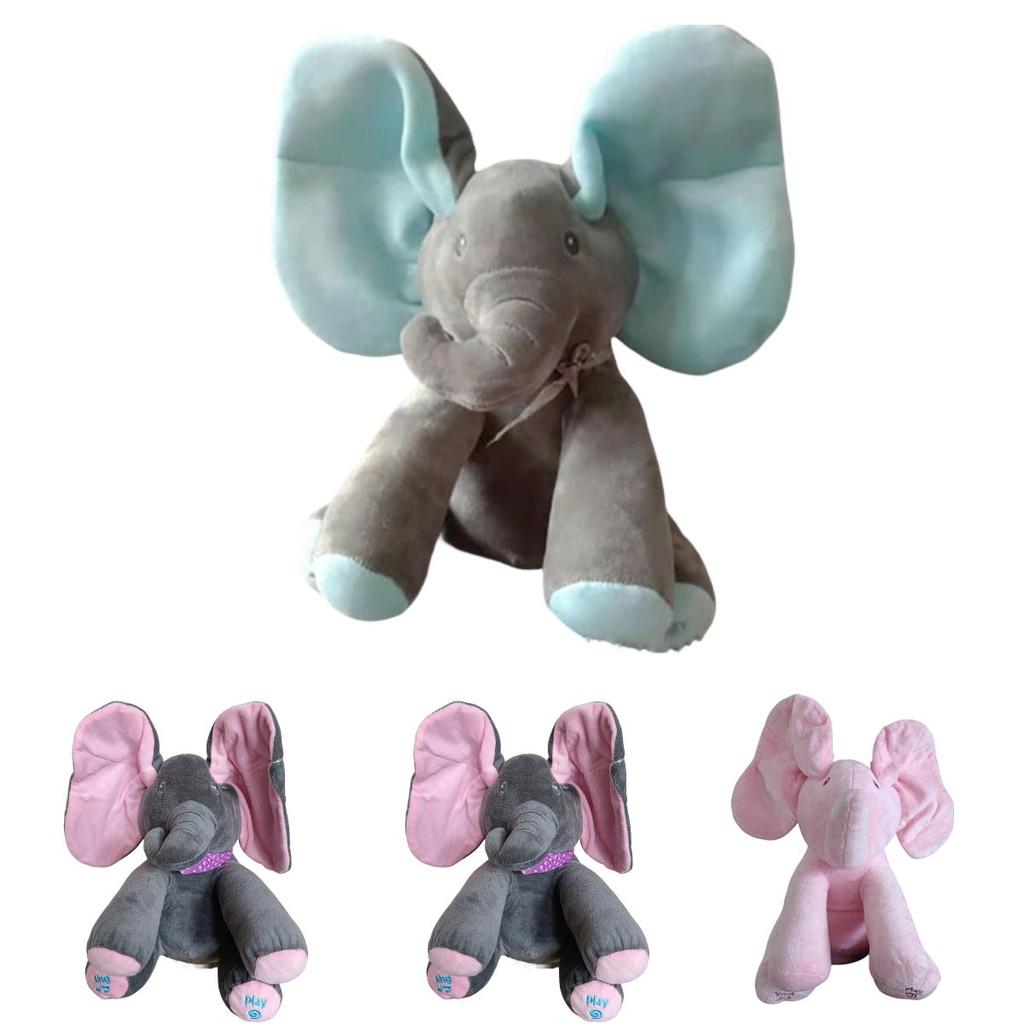 Entzückendes Elefanten-Plüschtier mit beweglichen Ohren Perfektes Babygeschenk