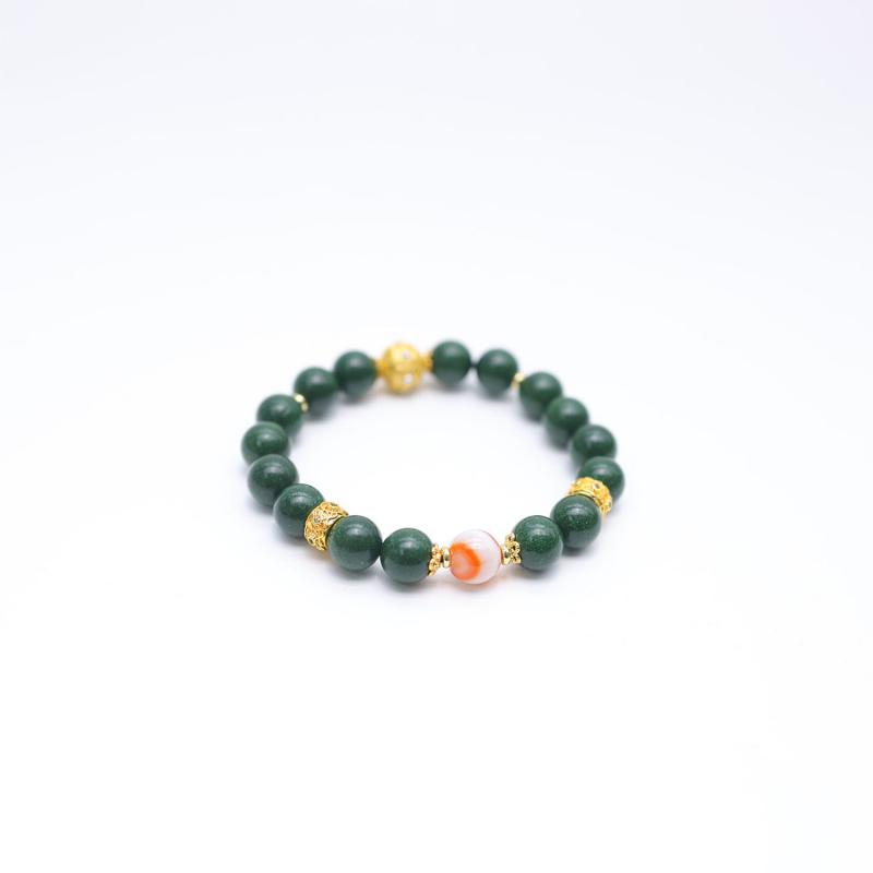 New Style Dreamy Green Fragrance Bead Bracelet Women, and Versatile