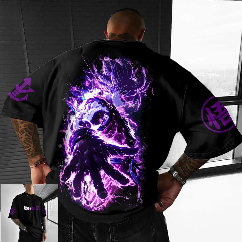 Japan Anime Dragon Ball Son Goku Manga Graphic Print T-shirt Men Women Streetwear Harajuku Y2K Fashion Casual Oversized Top Summer New Tee