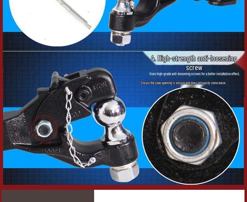 Compatible Tow Hook for GL350, GLS450, Rogue, Raptor, F150, Tundra, Sequoia Trailer Hitch