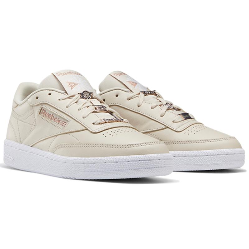 Reebok Unisex Club C 85 Brązowo-Białe Trampki EH0660