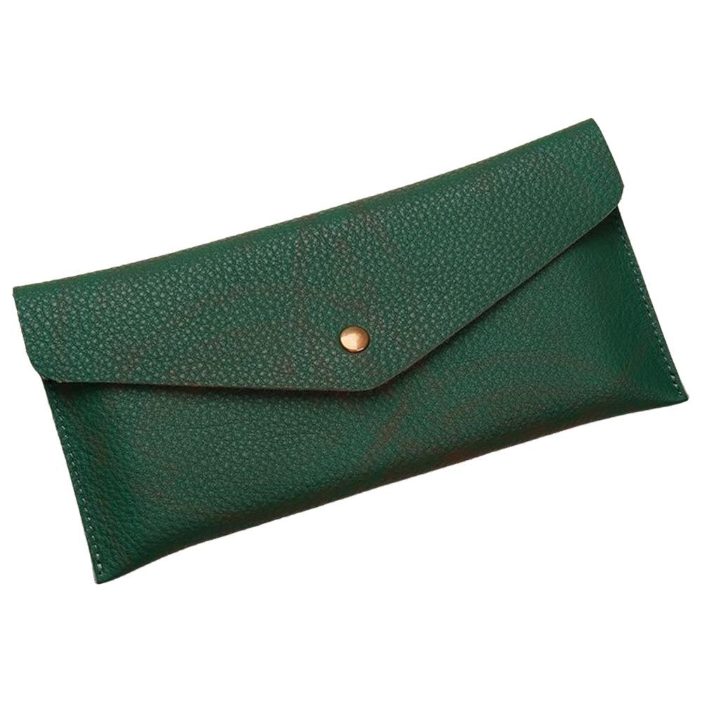 New Soft Leather Wallet One-piece PU Leather Coin Purse Large Capacity Card Holder for Cash Storage