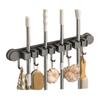 Space Aluminum Suction Cup Mop Clamp Reusable Mop Clip Rack Broom Mop Holder  Bathroom