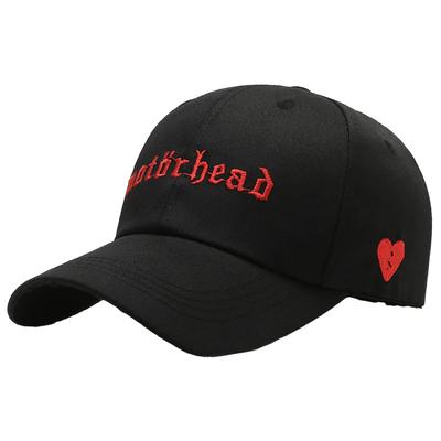 Embroidered Heart Design Free Casual CZ803 [White Fang] Hat, Size, Sports, Cap, Men's, Women's, (Black)