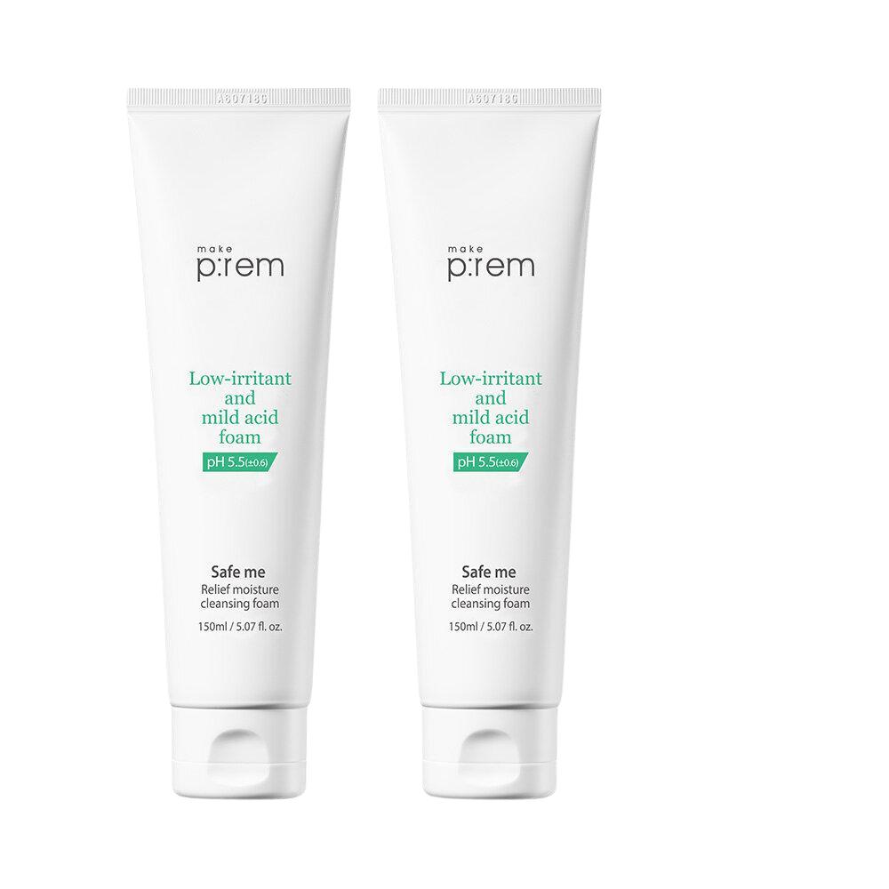 makeprem Safe Me Relief Moisture Cleansing Foam 150mL 1+1 Special Set