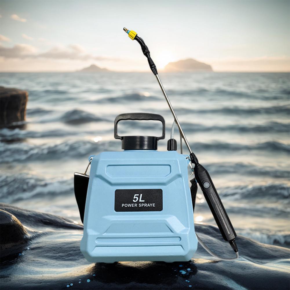 Electric 2 Gal Battery Powered Sprayer with Spray Gun Shoulder Pesticide Sprayer Automatic Garden Water Sprayer Irrigation Tool