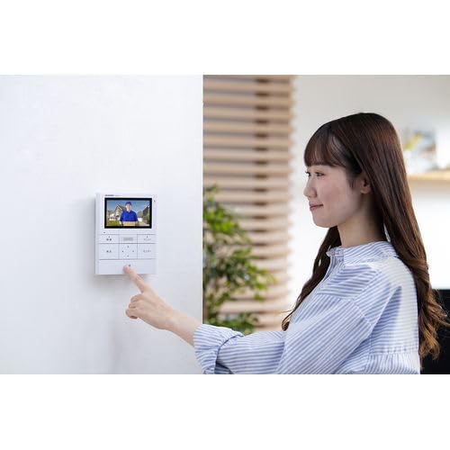 Iris Ohyama Video Doorphone TD-SM3010T-WSH White/Gunmetallic